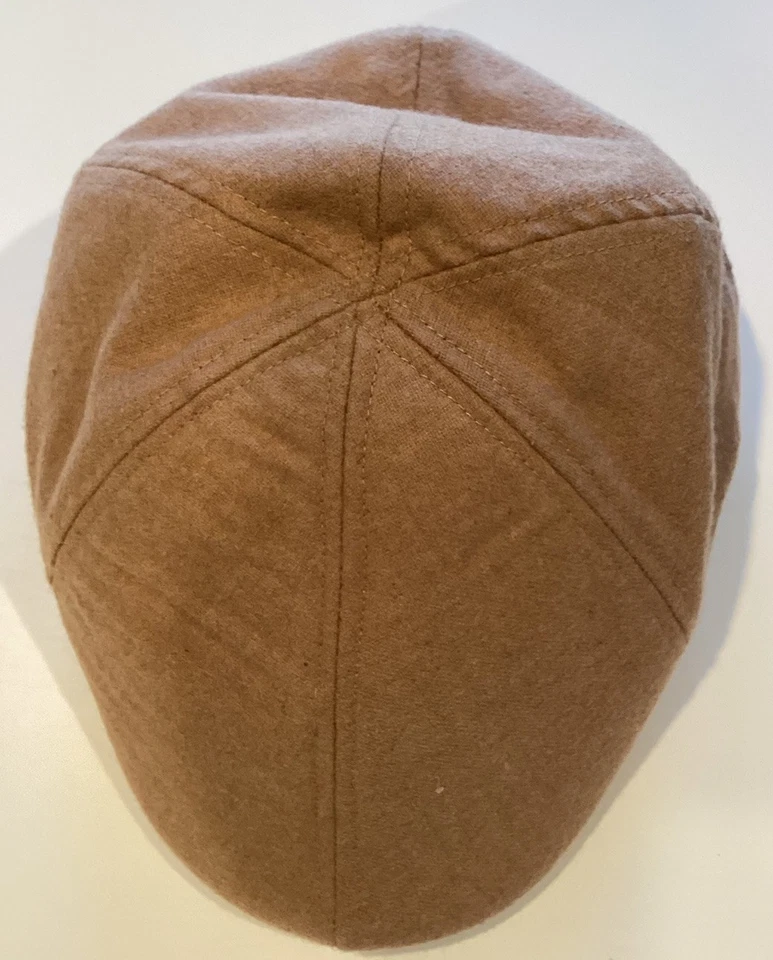 Sombrero de Newsboy Hombre Retro Color Caqui  Foto 4 de 4