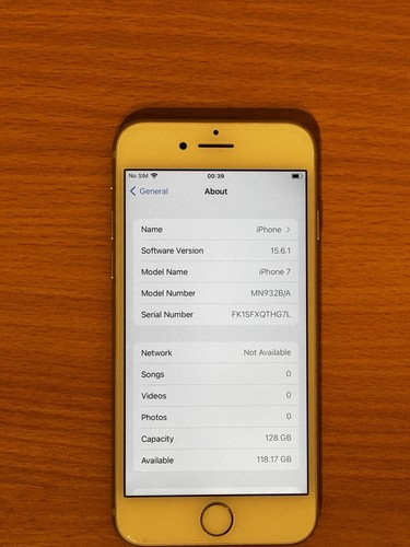 apple iphone 7 128 gb 88% battry health  smart phone unlocked Good condition - Picture 9 of 9