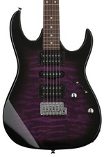 Ibanez Gio GRX70QA Electric Guitar - Transparent Violet Sunburst