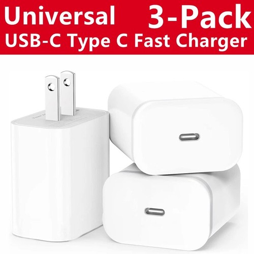 Paquete de 2-3 cargadores súper rápidos tipo C para iPhone 17 16 15 14 13 12 11 Pro Max Xs XR - Imagen 2 de 9