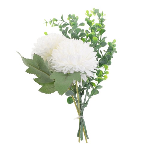 Fake Flowers Artificial Chrysanthemum Branches Faux Floral Bundles - Picture 2 of 12