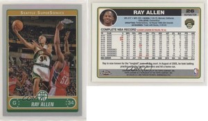 2006-07 Topps Chrome Refractor Ray Allen #26 HOF