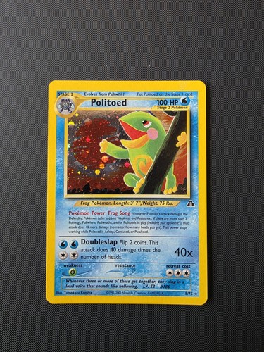 Politoed 8/75 Holo Neo Entdeckung Pokemon