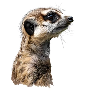 Meerkat Self Adhesive Vinyl Sticker