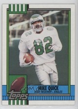 1990 Topps With Disclaimer Mike Quick #95 17qs