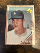 1962 Topps #131 Pete Richert EX / Free Shipping