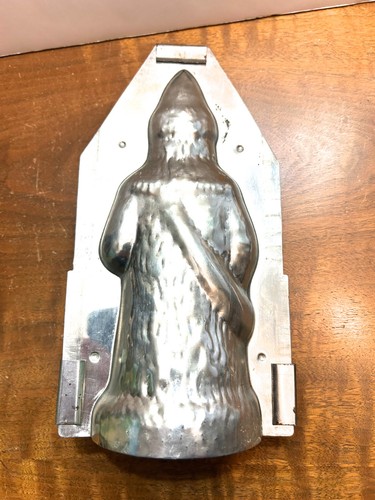 VTG 1970’s GEFU German Metal Tin Baking Pan Chocolate Candy Santa Mold No. 1410 - Picture 10 of 11
