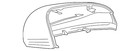 Genuine Mercedes-Benz Mirror Cover 099-811-49-00-5890