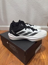 Adidas Adizero Select 2.0 White Black Men  s Basketball Shoes 11.5