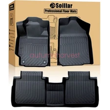 Floor Mats Liner For 2007-2011 Toyota Camry 4-Door Front & Rear All Weather TPE