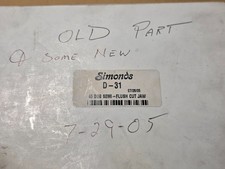 Simonds D-31 45 Degree Semi-Flush Cut Jaw