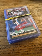 Irving Fryar lot of 10 raw football cards. Vintage and new. Excellent condition.