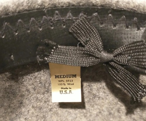 Cappello Royal Ascot uomo classico grigio 100% lana feltro Devons Newsboy Medium made in USA - Foto 9 di 9
