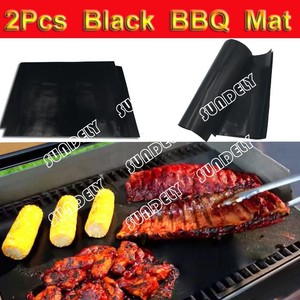 2roll bbq rigid grilling mat nonstick teflon bbq grill liner teflon bbq sheet