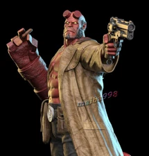 Hellboy 3D Printing GK Figure Model Kit Unpainted Unassembled Garage Kit 1/8 1/6