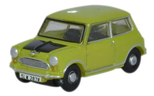 Oxford Diecast Mini Lime Green Code: NMN005 N scale Mr bean car - Imagen 1 de 1