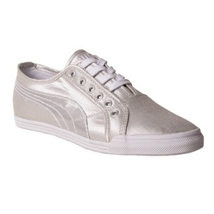 SCARPE SNEAKER PUMA CRETE SHEEN donna tela argento 347984 02 numero 41 SCARPE SNEAKER PUMA CRETE SHEEN donna tela argento 347984 02 numero 41