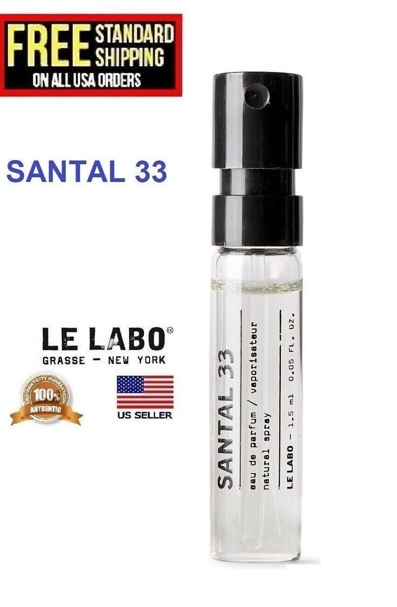 Le Labo Santal 33 Eau de Parfum Sample Spray Vial oz ml