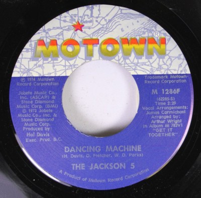 Soul 45 The Jackson 5 - Dancing Machine / It's Too Late To Change The Time on Mo