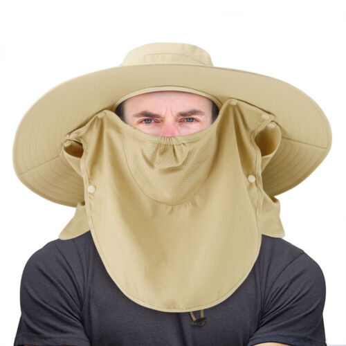 Oreja Solapa Sol Sombrero Cuello Cara Cubierta Gorra de Béisbol Pesca Visera a Prueba de Polvo Exterior - Imagen 5 de 89
