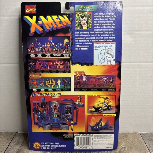 1996 Toy Biz Marvel Comics X-Men Flashback Series POLARIS Action Figure - Picture 2 of 3