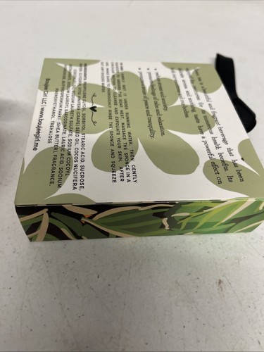 Soap Infused Sponge for Shower Soft Body Sponge for Bath Spa & Travel Green Tea - Picture 4 of 4