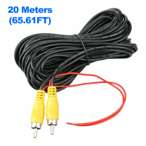 Universal RCA Extension Cable For Car Reverse Rear View Parking Backup Camera - Picture 16 of 24