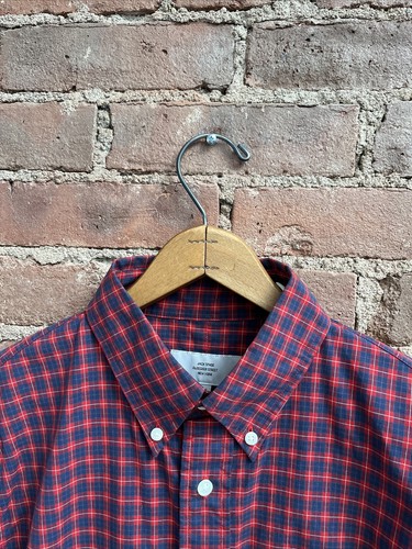 Jack Spade Men’s Shirt, Sz Medium, Tartan Plaid 100% Cotton