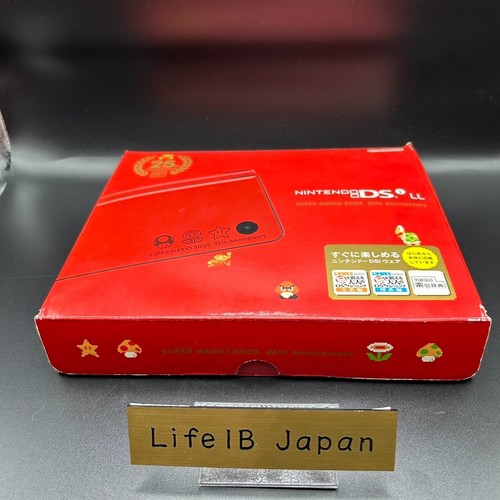 Nintendo DSi LL Red Console Super Mario 25th Anniversary Edition JP Import RARE - Picture 5 of 7