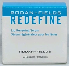 Rodan + Fields Redefine Lip Renewing Serum 60 Capsules New in Box Sealed