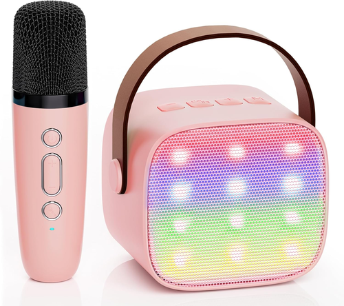 Kids Karaoke Machine with Bluetooth Speaker & Mic, Perfect Christmas Gift - Picture 10 of 12