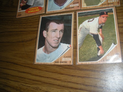 10 DIFERENTES 1962TOPPS BÉISBOL #456,460,463,466,467,477,485,493,498,501, - Imagen 9 de 14