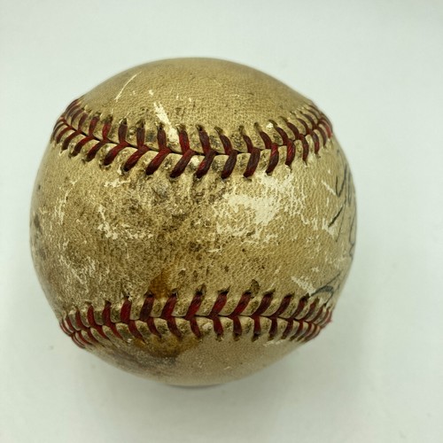 1936 Joe Dimaggio Rookie Signed Game Used Baseball With Joe Mccarthy JSA COA - Picture 7 of 9