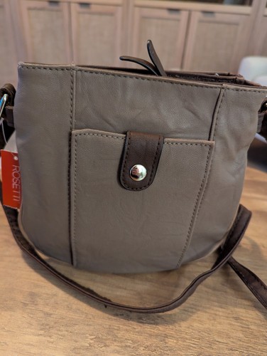 Rosetti Tan Crossbody Small Purse Brown w Gold Accents Card Holders Handbags NWT - Picture 5 of 8