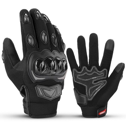 Motorcycle Gloves for Men Women Motorbike Riding Touchscreen Full Finger Gloves - Picture 10 of 12