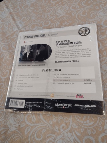 CLAUDIO BAGLIONI Q.P.G.A. VOL. 2 MINA BATTIATO MANGO VANONI 2 LP EDITORIALE NEW - 第 3/3 張圖片