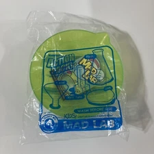 Whataburger Action Pack Mad Lab Green Dish Kid’s Meal Toy 2008 Pretend Science