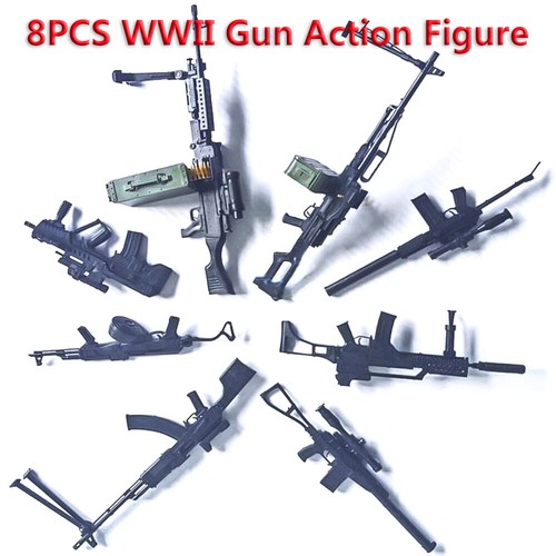 Fucile 1/6 seconda guerra mondiale macchina assemblare pistola modello puzzle blocco costruzione sandbox scene - Foto 6 di 24