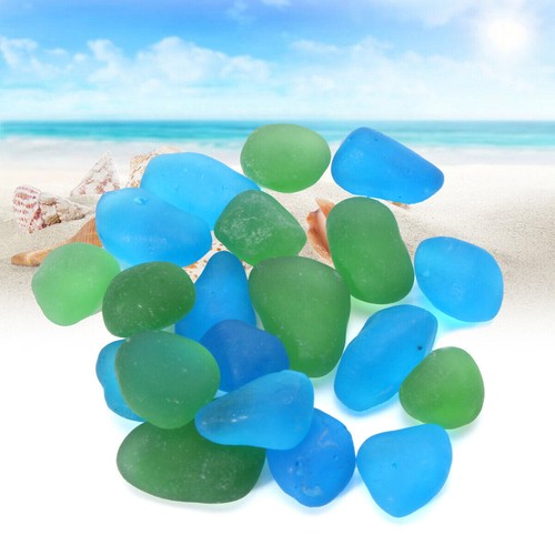 Assorted Small Sea Glass Sea Coast 20-200 Pieces Multi Colours 8mm-14mm - Picture 4 of 17