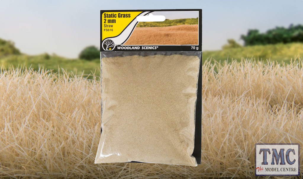 FS616 Woodland Scenics 2mm Static Grass Straw