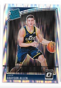 2018-19 Panini Donruss Optic RC Shock Prizm #156 Grayson Allen