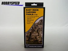 WOODLAND SCENICS EASY ROCK CARVING TOOLS ho o gauge train land scene WDS1185 NEW