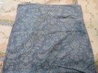 Sferra Bissero 3442 Damask Euro Continental Pillow Sham Cadet Blue - Used