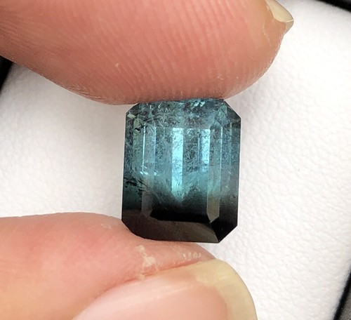 5.30-Cts Natural Bi Color Afghani Tourmaline Faceted Loose Gemstone - Picture 2 of 6