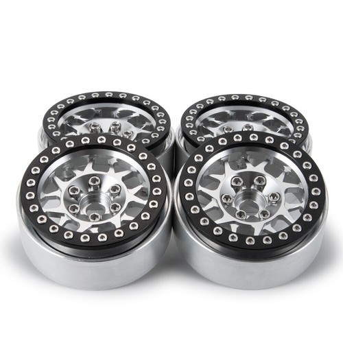4x 1.9" Metall Felgen Beadlock Wheel Rims für 1:10 Axial SCX10 TRX-4 RC Crawler - Bild 11 von 35