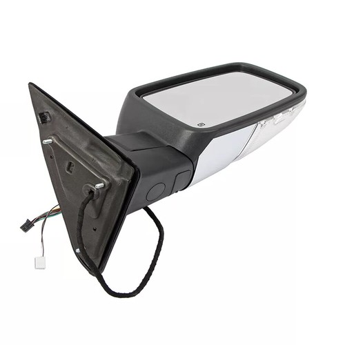 Left Side Mirror Fits 2013-2019 Ram 1500 Chrome Power Fold+ Heated+Temper Sensor - Picture 23 of 24