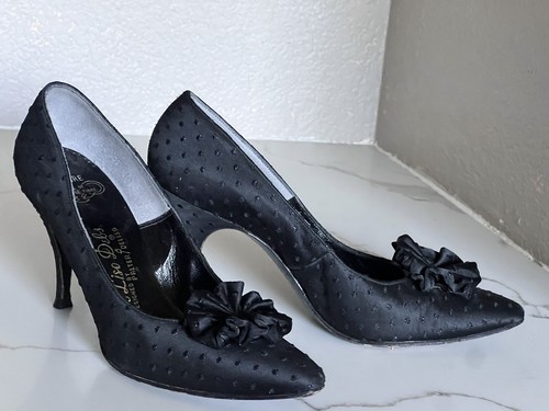 Outstanding Vintage Black Deliso Deb’s By Palter Deliso - Picture 2 of 16