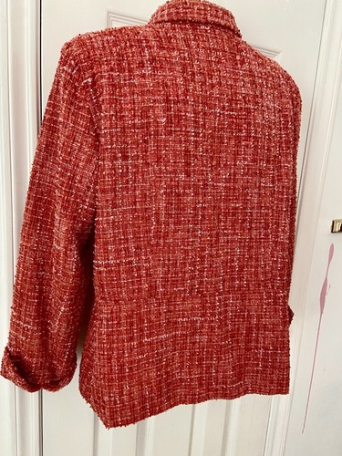 Coldwater Creek Blazer/jacket Beautiful Color & Lightweight Fabric Size 14 - Picture 5 of 7