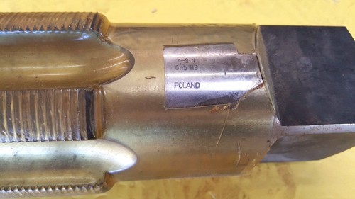 Tap, 4"- 8 TPI, GH5, HSS, Plug, NEW, Poland, Free Shipping - Picture 2 of 3