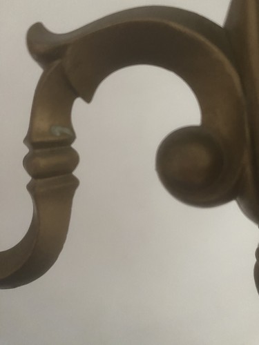 2 Vtg Turner Ornate Gold Floral Scroll Wall Sconces Candle Holders MCM READ - Picture 18 of 22